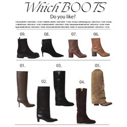 Which BOOTS do you like?｜MUSE de Deuxieme Classe｜ブログ