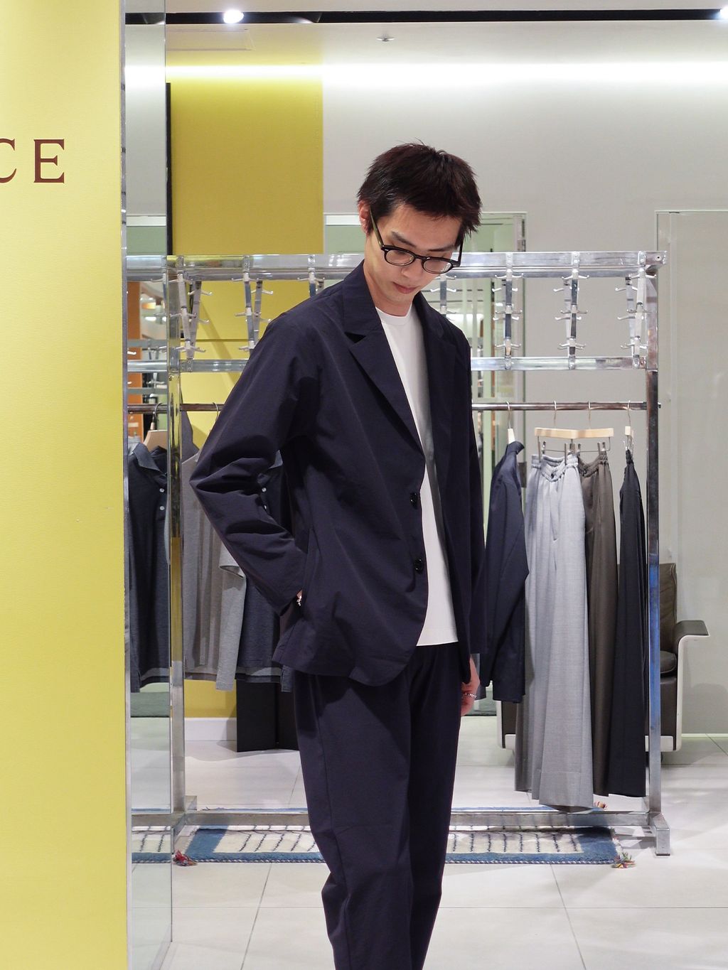 EDIFICE ALL-DAY SETUPシリーズ】2点セット ジャケット&パンツ《WEB