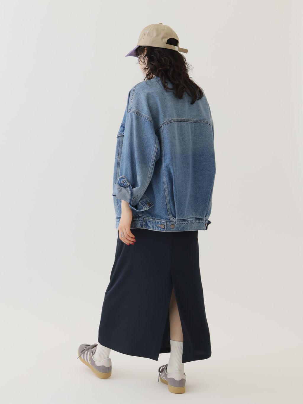 別注【LEVI'S】COLLARLESS XL TRUCKER：デニムジャケットの