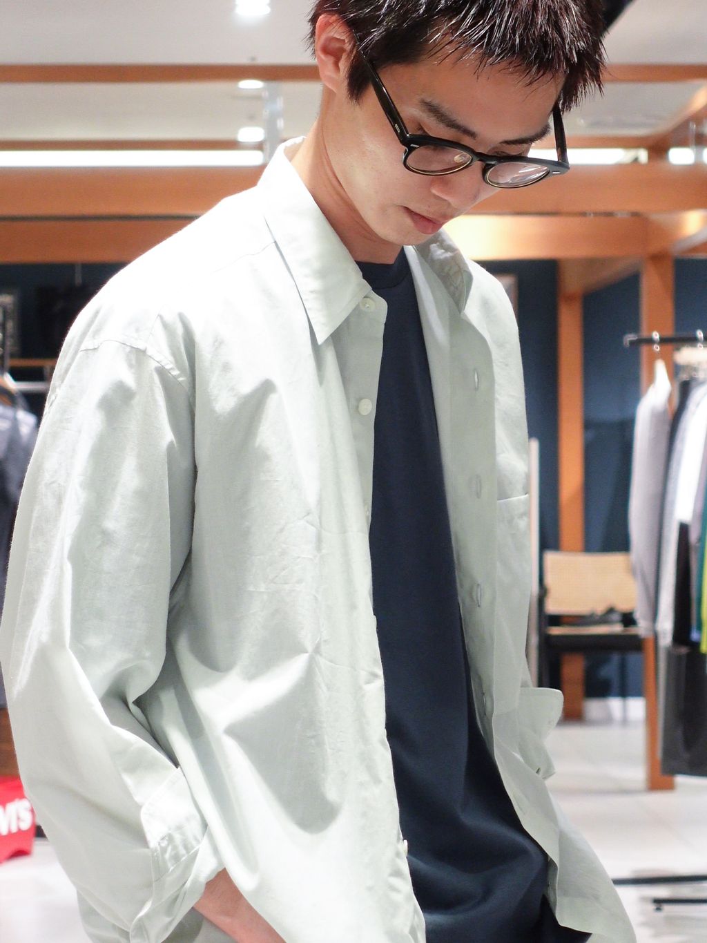AURALEE (オーラリー) SUPER FINE COTTON LAWN SHIRTのコーディネート