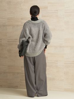 追加》super100s jersey turtle ニットのコーディネートスナップ（risa