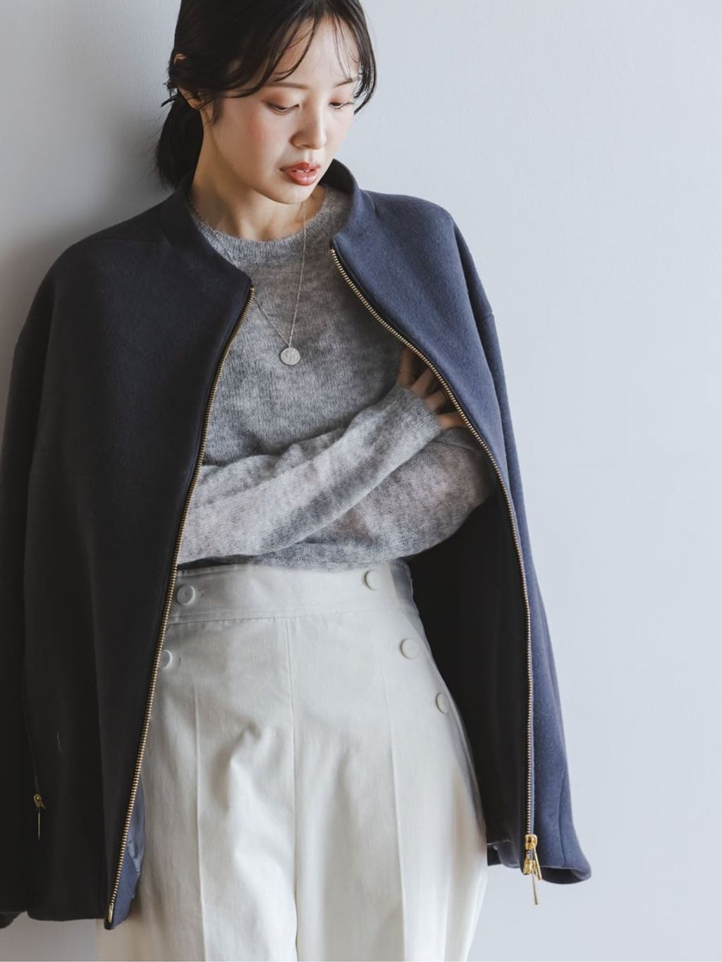 ファインアルパカウールシアーニット NOBLE ノーブル NOBLE 《WEB限定追加予約》ファインアルパカウールシアー