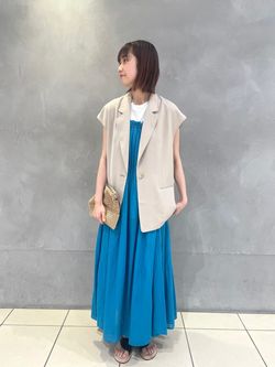 Spick&Span ハイツイストドライクロスベスト ハイツイストドライクロスベストのコーディネートスナップ（saki