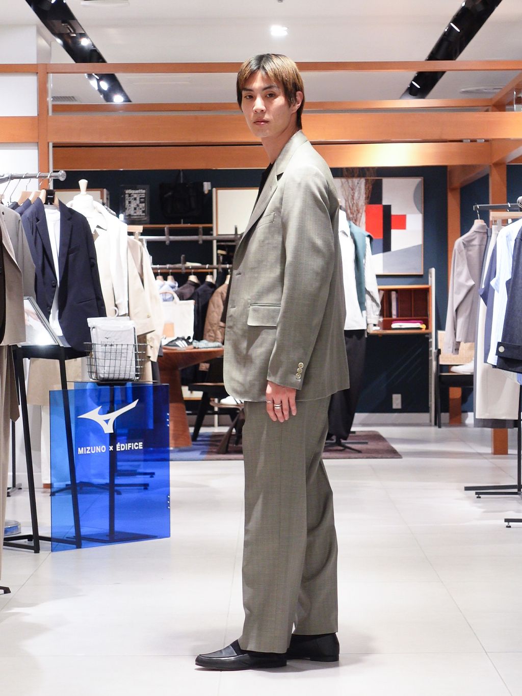 AURALEE (オーラリー) BLUEFACED WOOL JACKETのコーディネートスナップ