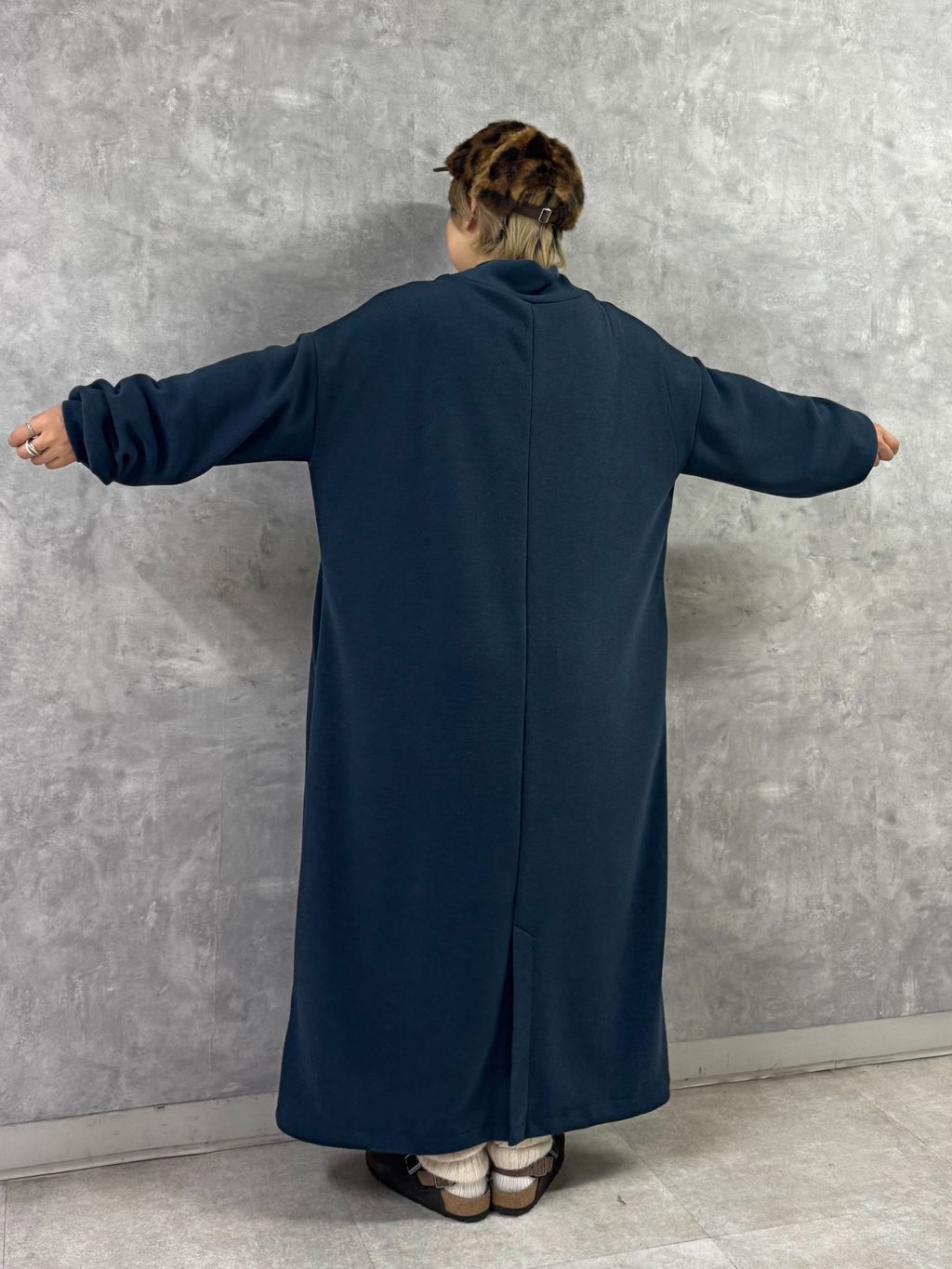 リバージャージ ハイネックワンピースのコーディネートスナップ（E.M