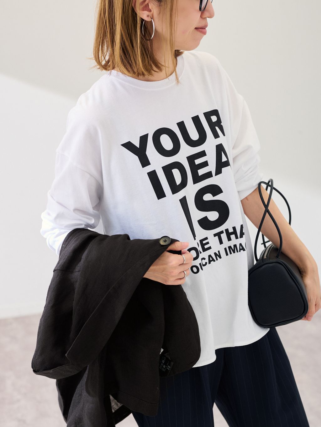 ≪WEB限定 / 追加≫ロゴロンTee 2のコーディネートスナップ（tomo