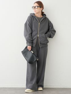 予約》*Warm ジップ フーディーのコーディネートスナップ（MIZU