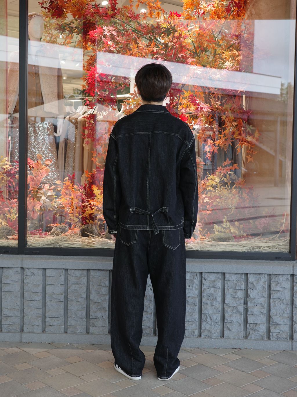 BOYCOM/ボイコム】ペーパーデニムトラッカージャケットの