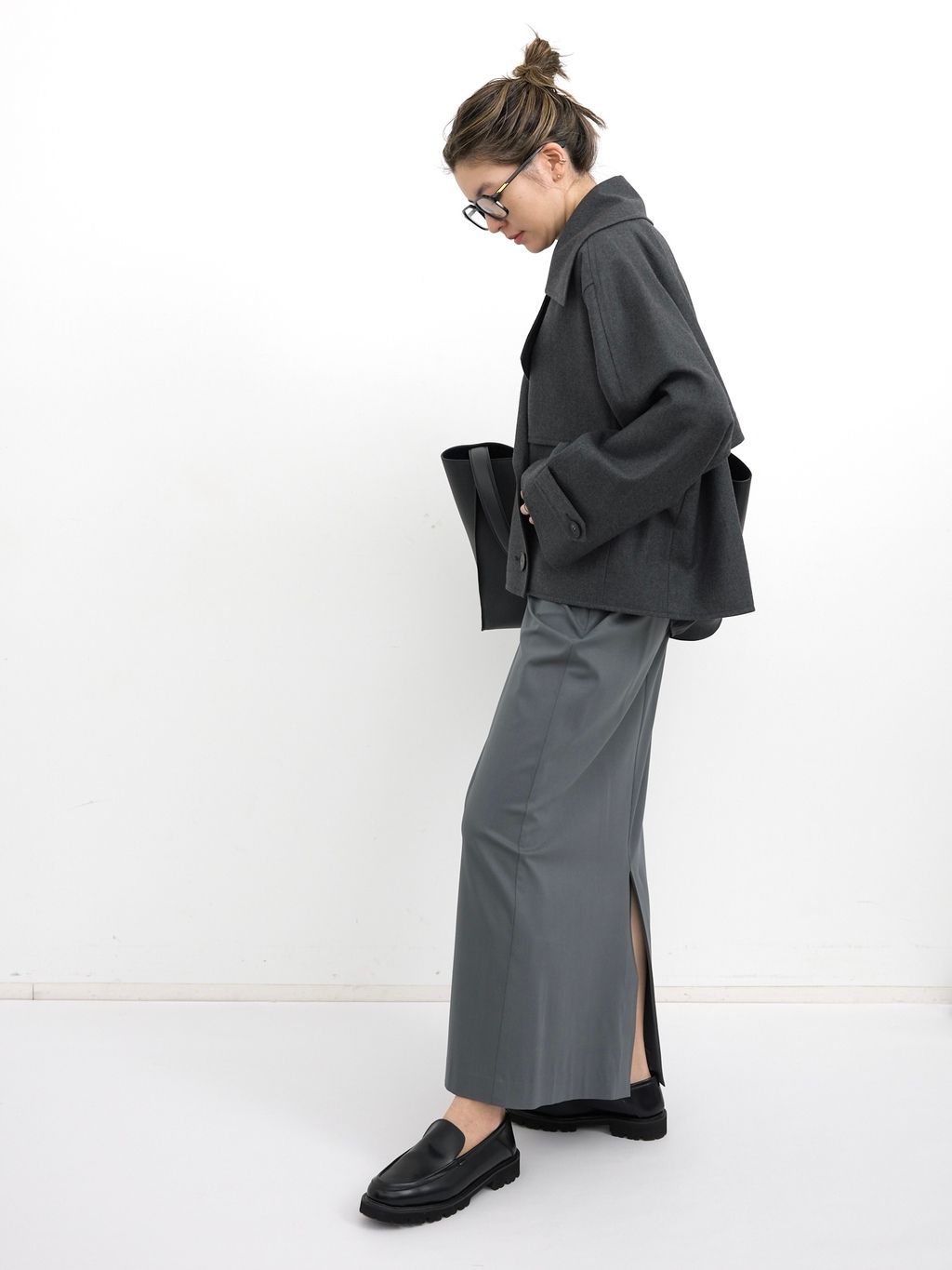 MINITZ/ミニッツ】 SHORT TRENCH WOOLのコーディネートスナップ（BUYER 