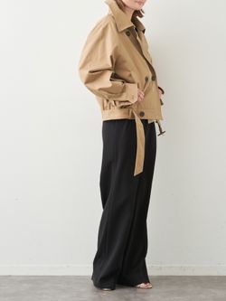 Deuxieme Classe FINXGABA SHORT トレンチコート FINXGABA SHORT トレンチコートのコーディネートスナップ（MIZU