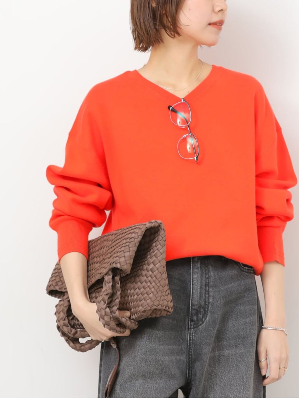 ジャーナルスタンダードレリューム　ニット 予約》ウォッシャブルニットジャージー2WAYプルオーバーの