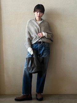 ラメMIXメッシュカーディガン（カーディガン）｜journal standard luxe