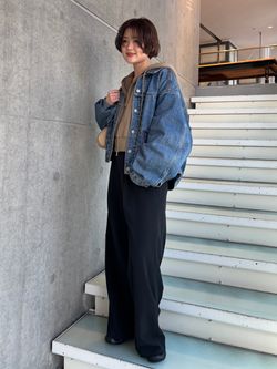 追加》Levi's/リーバイス SLOBE別注 BALLOON SLEEVE TRACKER デニム