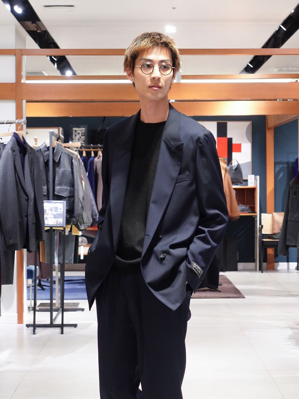 E. SC-4ボタン ジャケット OFFLIMITS【セットアップ着用可能】の