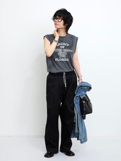 STAMMBAUM】NO SLEEVE TOPS（Tシャツ／カットソー）｜L'Appartement