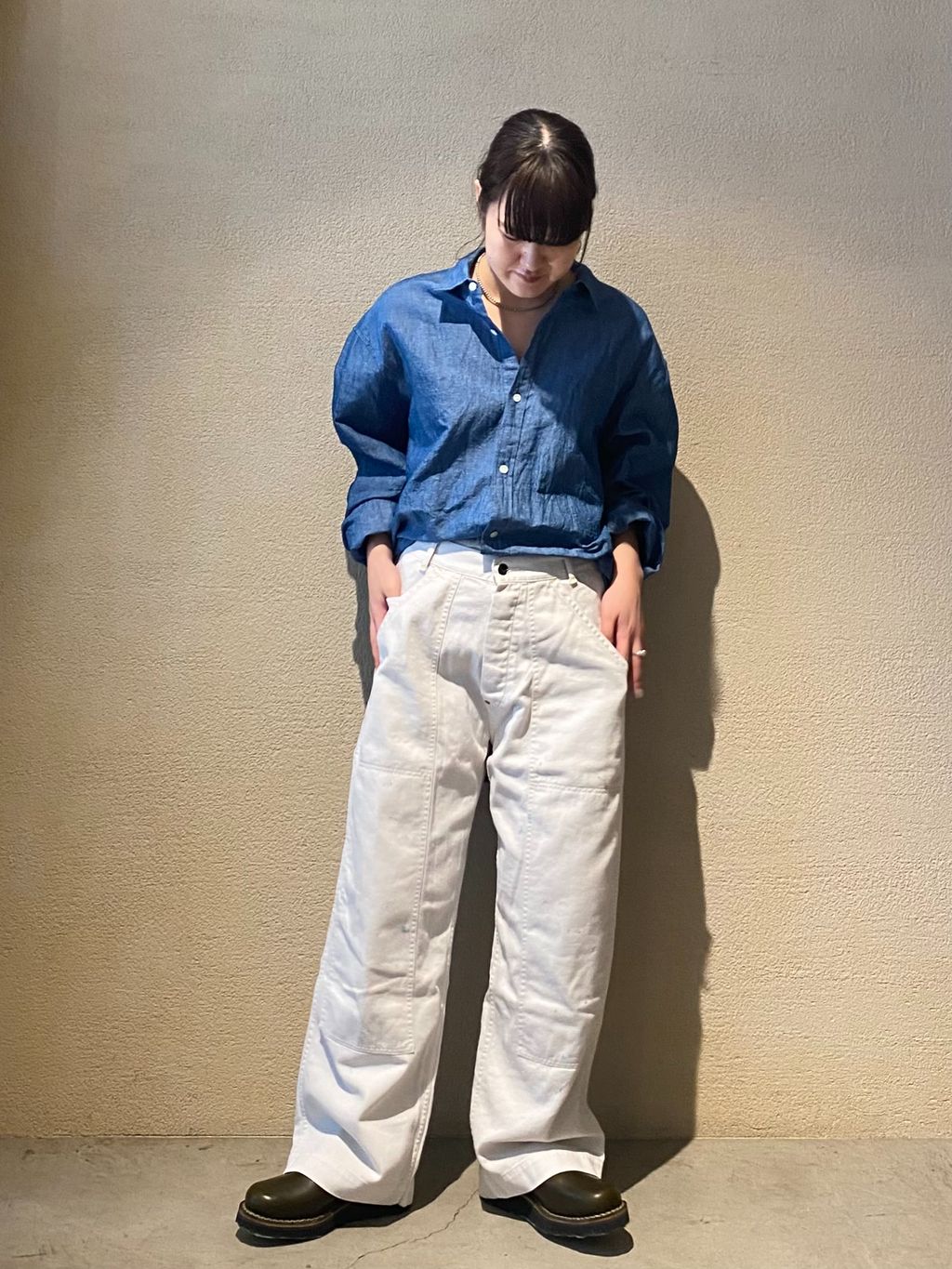 chimala】 DOUBLE KNEE PAINTER PANTSのコーディネートスナップ（A.S