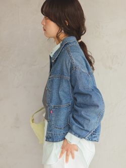 追加》Levi's/リーバイス SLOBE別注 BALLOON SLEEVE TRACKER デニム