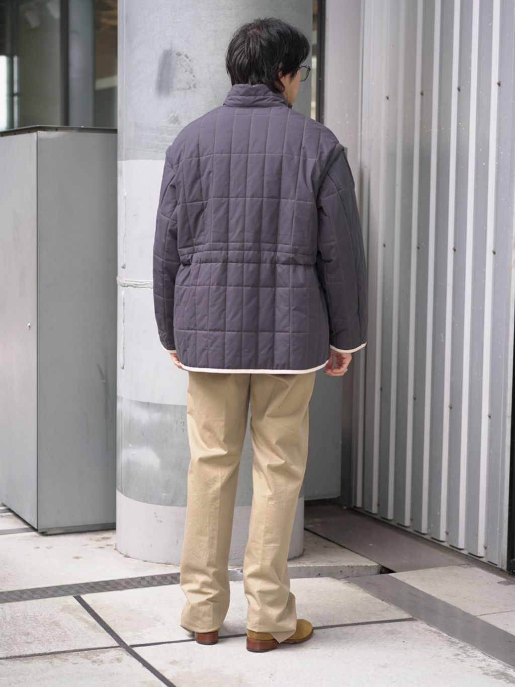 LAVENHAM×CURRENTAGE別注 REVERSIBLE JKTのコーディネートスナップ