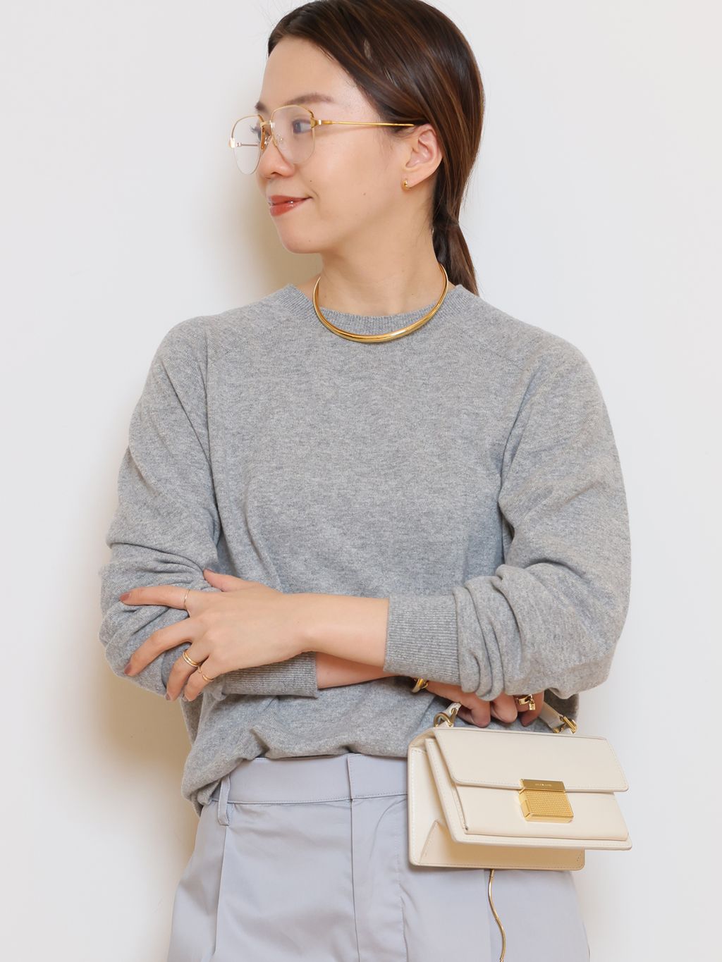 DARKPARK/ダークパーク】DANIELLE CHAIN POPELINE WIDE パンツ