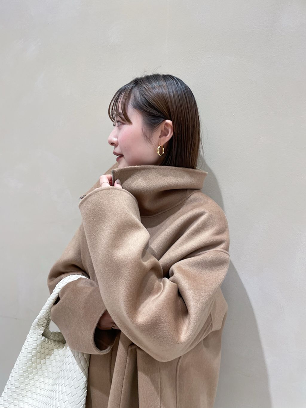 R'IAM スタンドZIPコートのコーディネートスナップ（natsune）｜Plage