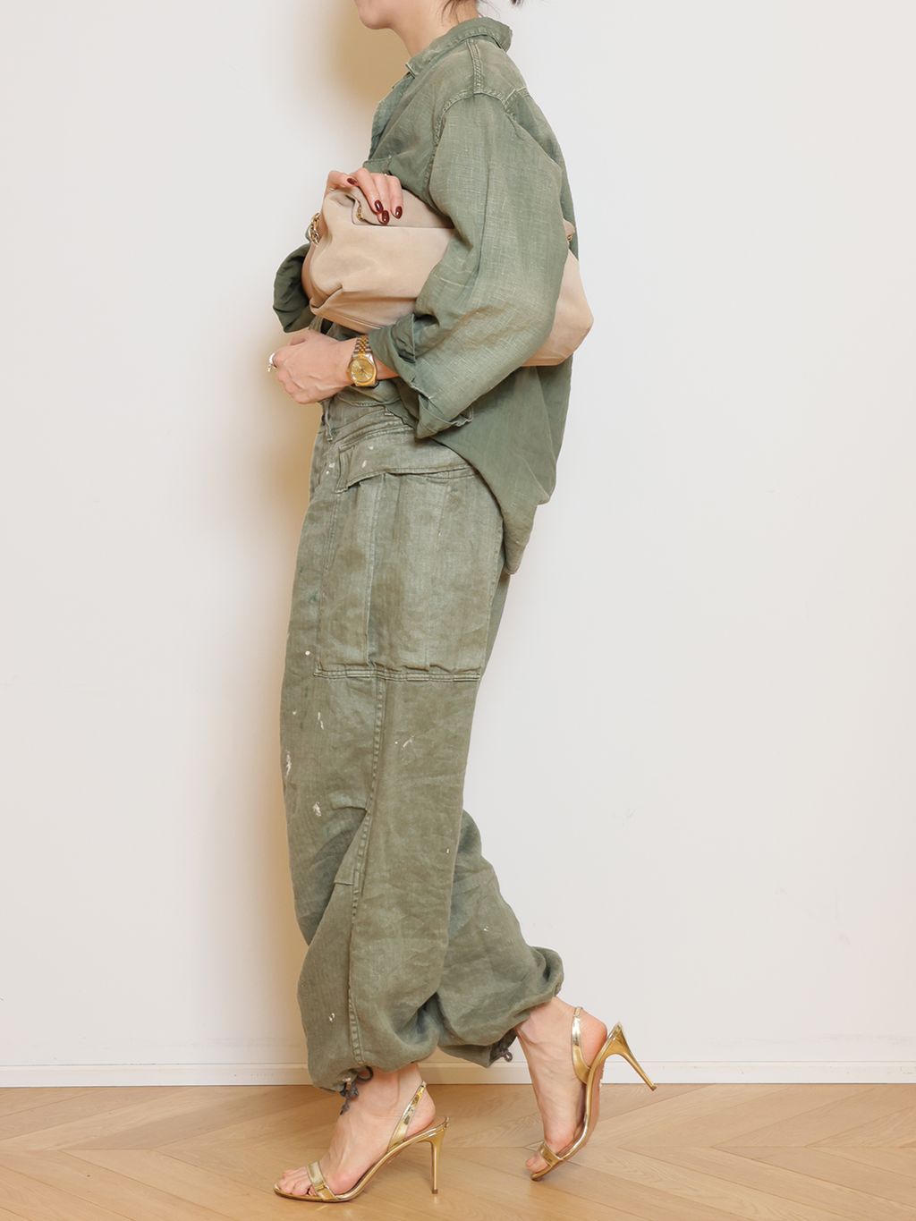 AQUAZZURA/アクアズーラ】 SO NUDE サンダルのコーディネートスナップ