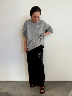 LEVI PATA×FRAMeWORK ポンチョスエットのコーディネートスナップ 