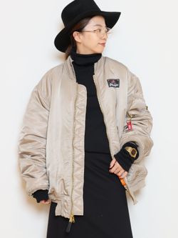 prototypes/プロトタイプス】NYLON BOMBER ジャケットのコーディネート