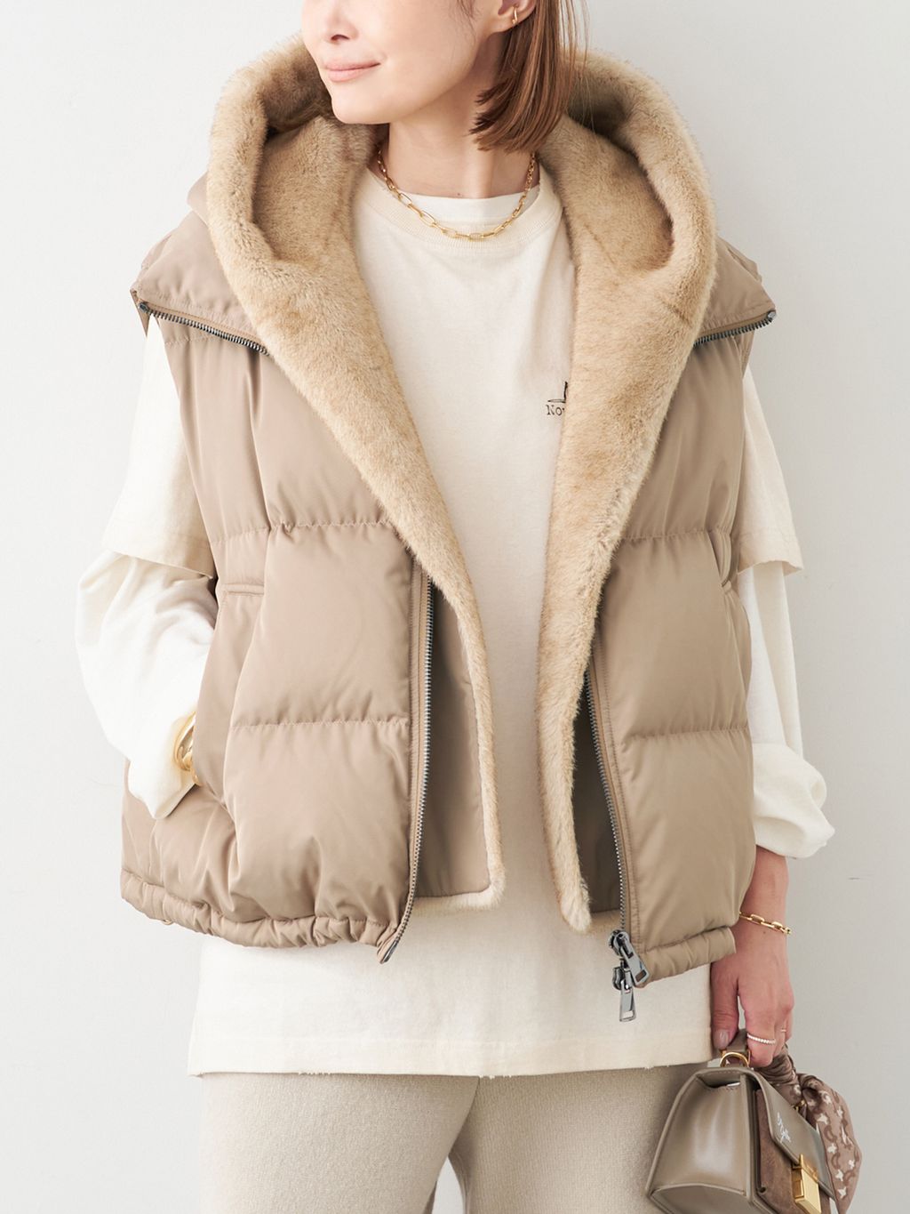 【MY WHITE/マイホワイト】VEST Deuxieme Classe MY WHITE/マイホワイト】VESTのコーディネートスナップ（MIZU