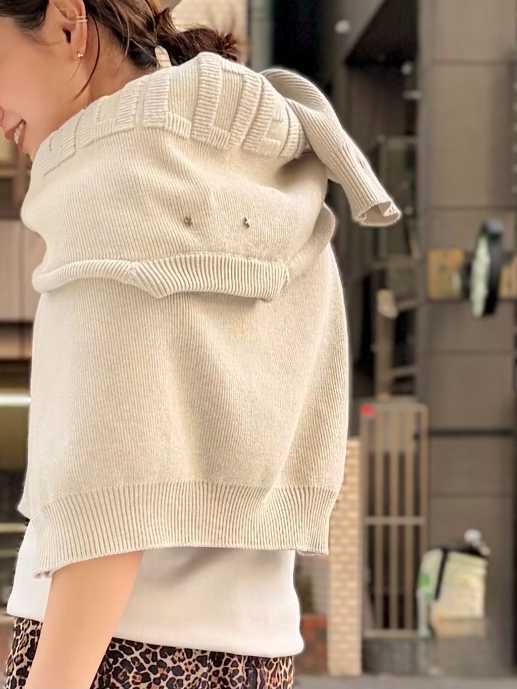 ANJUNA/アンジュナ】 LEOPARD PANTSのコーディネートスナップ（PR