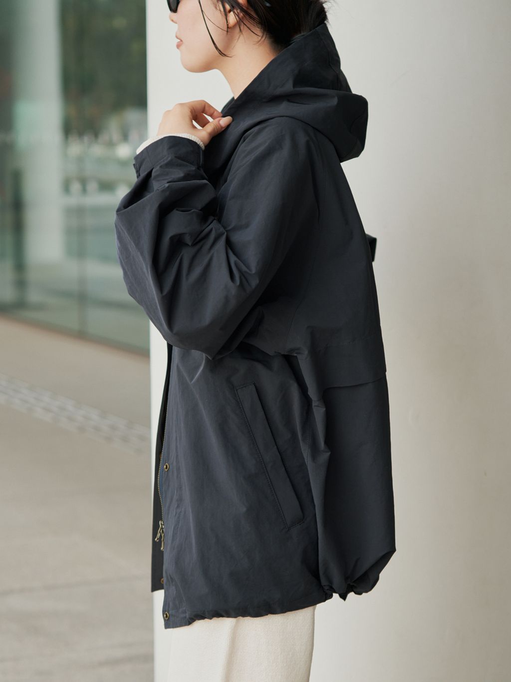 撥水hoodie mods ブルゾンのコーディネートスナップ（risa）｜Plage
