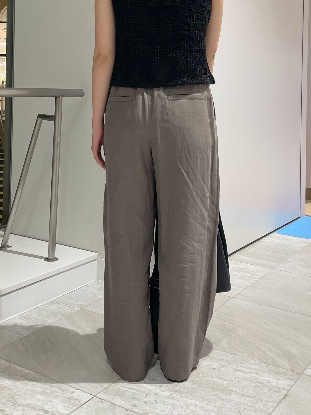 セットアップ対応可》リネン混パンツのコーディネートスナップ（Yuki