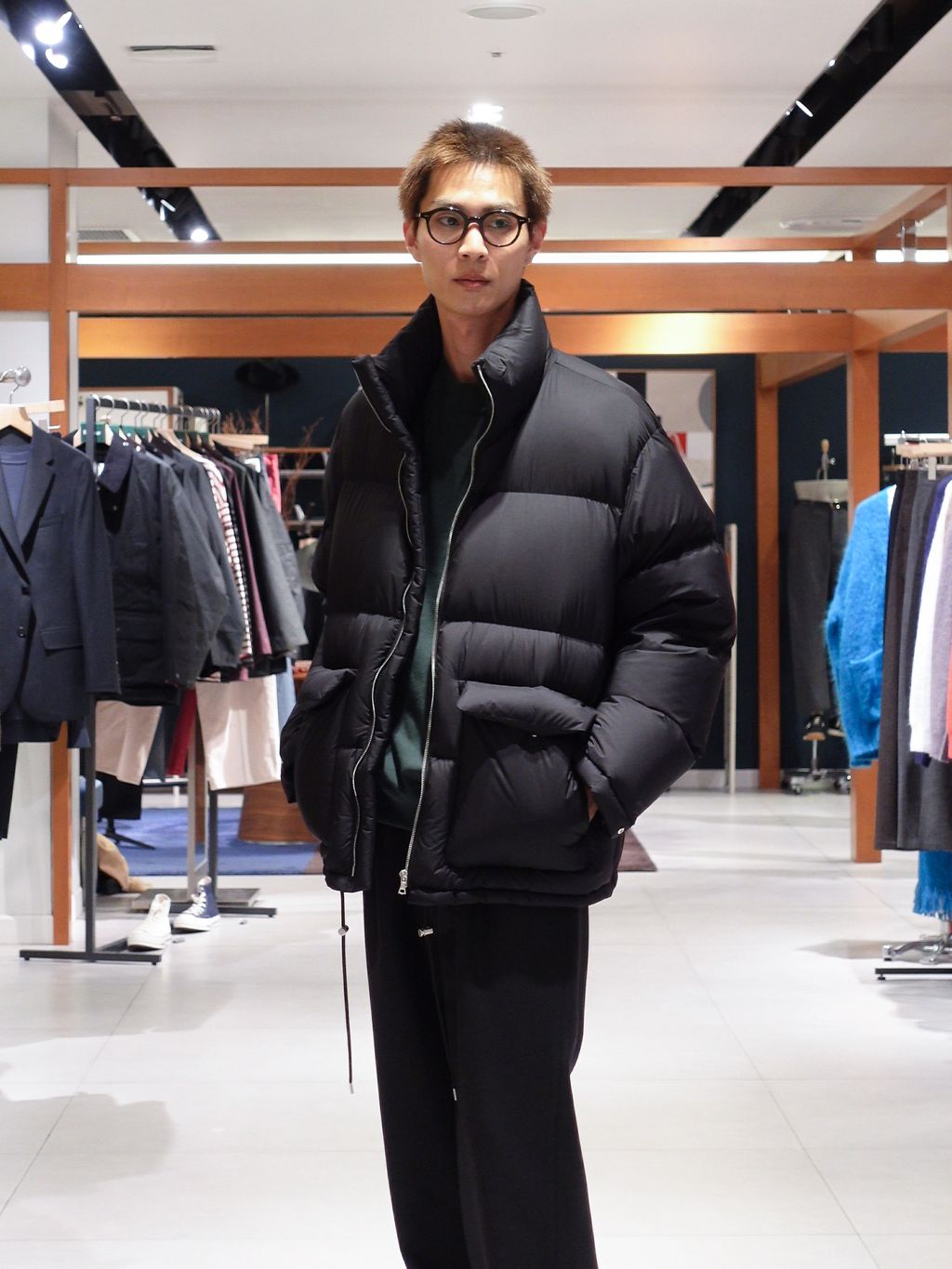 極美品Auralee ウールカシミヤライトツイードダウンジャケット0サイズ AURALEE(オーラリー)23AW Collectionの新作 Super Light Nylon Ripstop