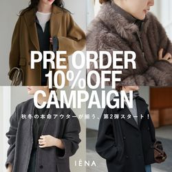 【週末限定お値下げ】IENA ビーバーショートコート ネイビー PRE ORDER 10%OFF】秋冬の本命アウターが揃う、第2弾スタート！｜IENA