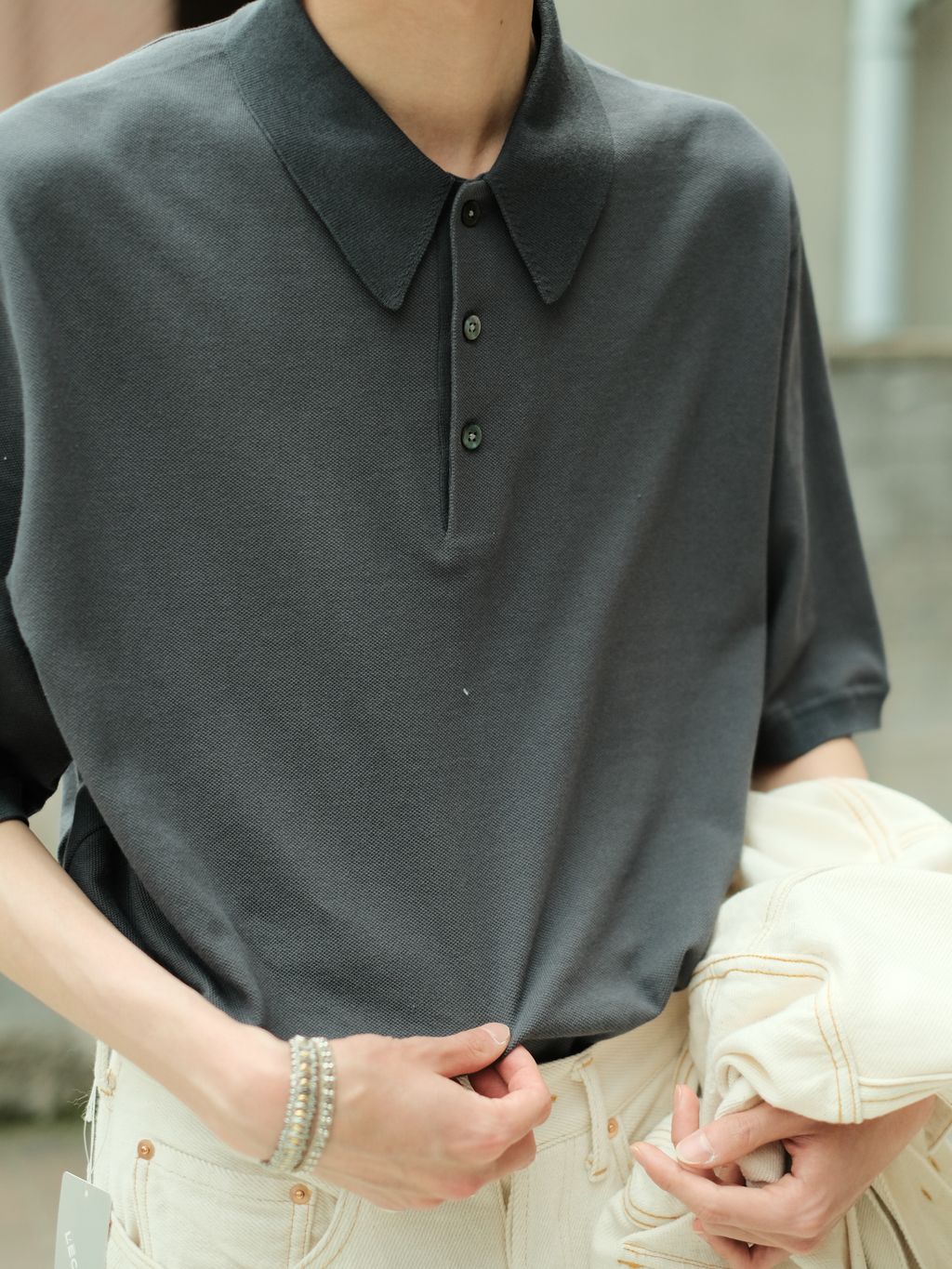 LE / エルイー】SEED STITCH：ポロシャツのコーディネートスナップ