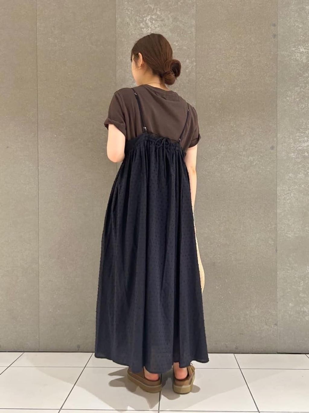 2枚セット/一部カラーWEB・店舗限定》エアリーギャザーキャミ