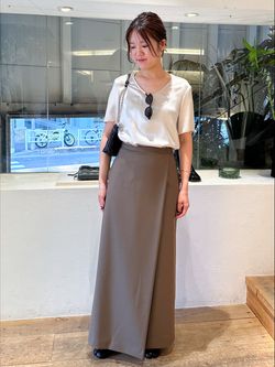 R'IAM サテンチュニックTシャツのコーディネートスナップ（mappy