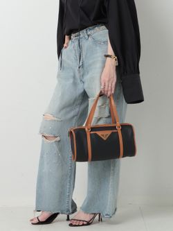 VINTAGE YSL/イヴ サンローラン】ボストンバッグのコーディネート