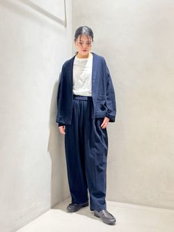 LCワッシャー イージーパンツのコーディネートスナップ（Y.K