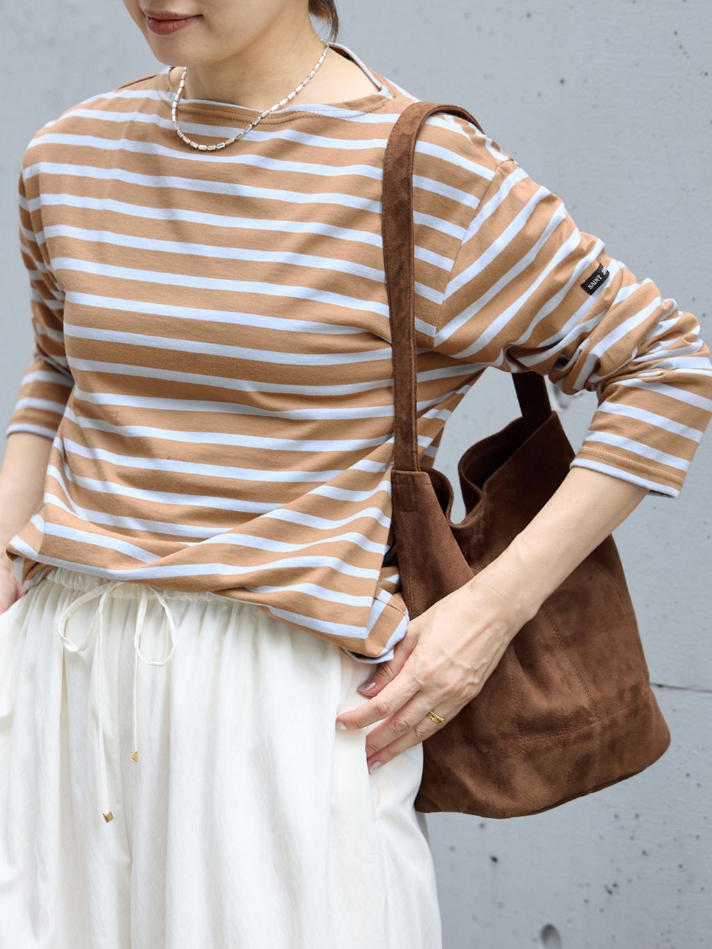 SAINT JAMES/セントジェームス MORLAIX カットソーのコーディネート