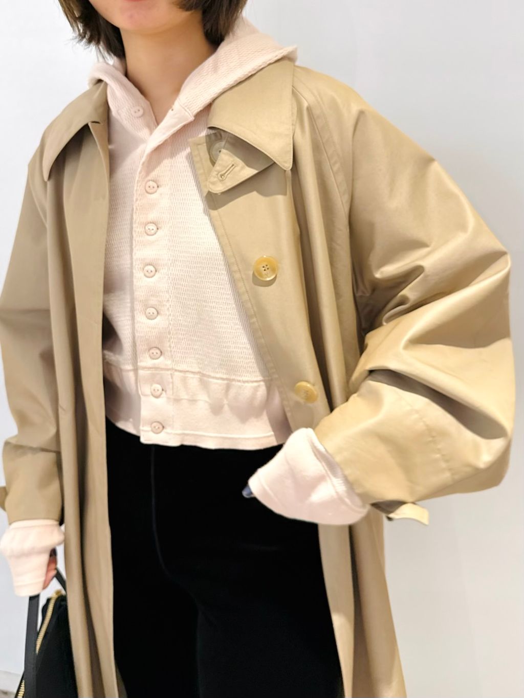 追加》abc ギャバ ステンコートのコーディネートスナップ（rio）｜EDIT