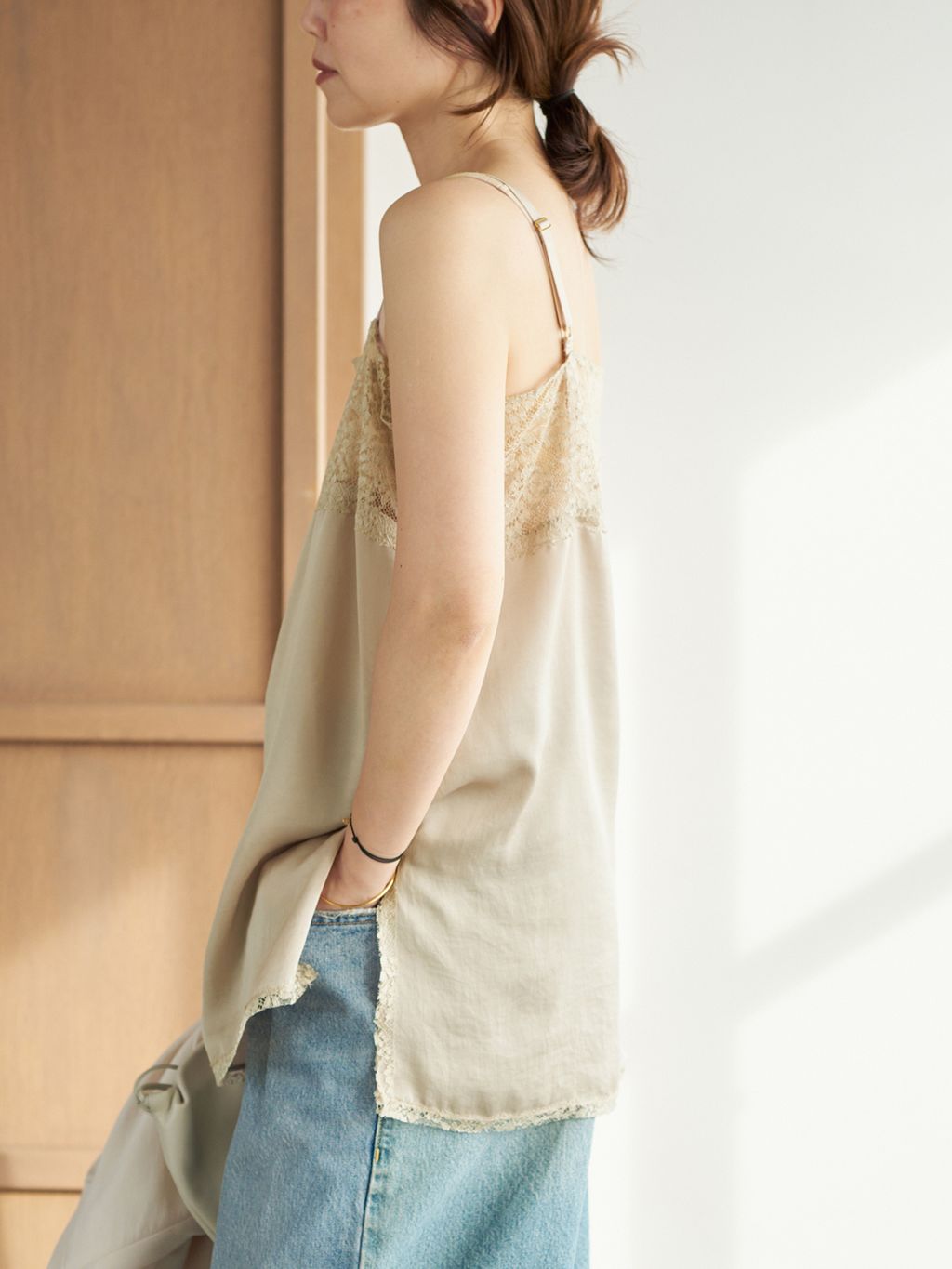 追加》Light nocollar ジャケット 2のコーディネートスナップ（yoshie