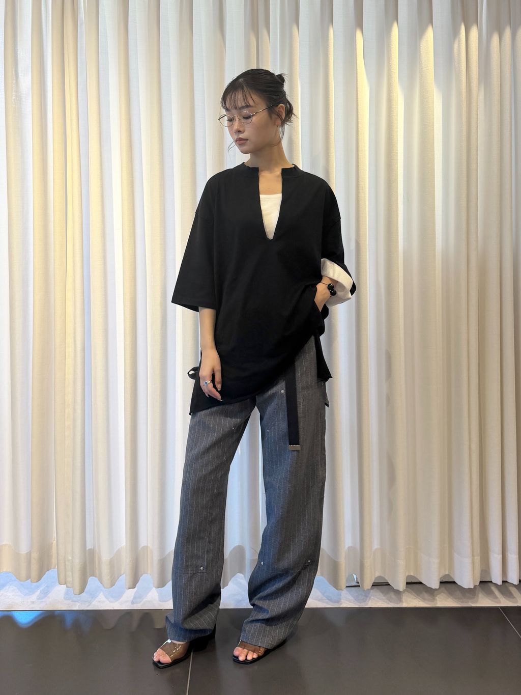 cityshop KEY NECK Tシャツ 追加予約》KEY NECK Tシャツのコーディネートスナップ（KAMEYAMA