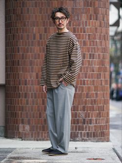 SAINT JAMES (セントジェームス) 別注 ウエッソン ルーズ ボーダーの