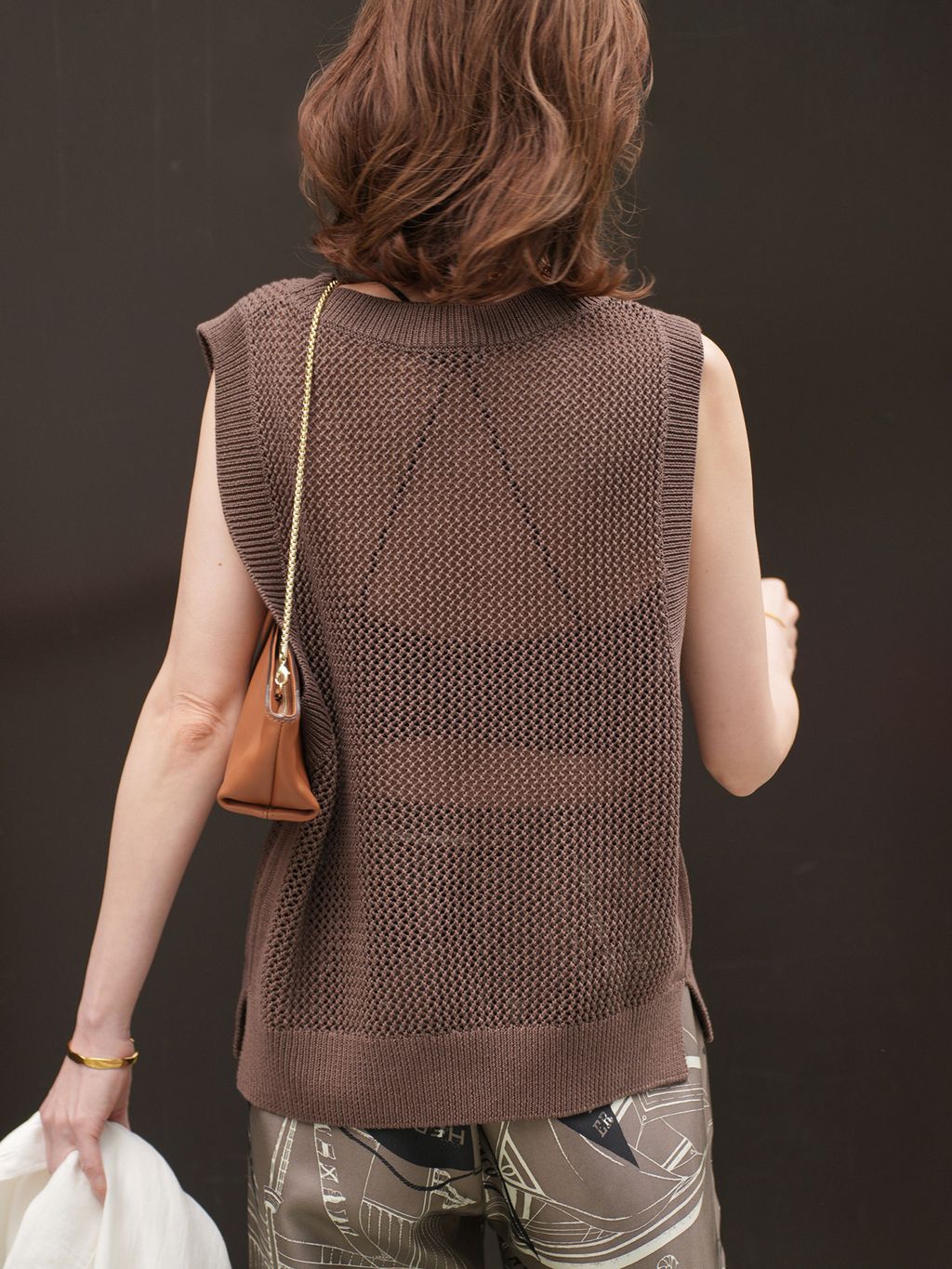 メッシュベストのコーディネートスナップ（VERMEIL Online Store