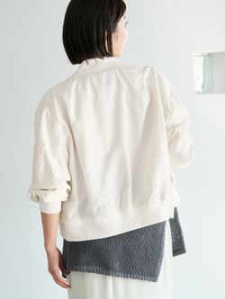 ウォッシャブル ライトエアリーMA-1のコーディネートスナップ（Satou