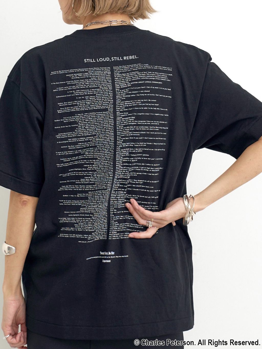 L'Appartement Tシャツ CULTURE SUPPLY/カルチャー サプライ】 Charles Peterson TSHIRT Cの