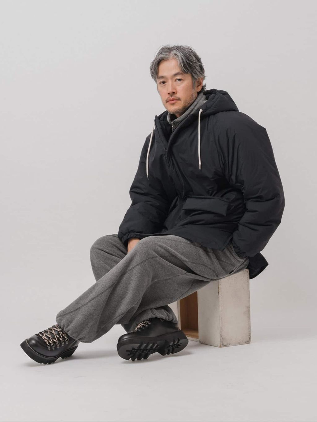 E.PADDET フードブルゾンのコーディネートスナップ（KONNO）｜EDIFICE
