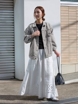 namnam*【tageechita】 新品未使用 ブルゾン S グレー セール】TW マイクロチェック ブルゾン（ブルゾン）｜green label