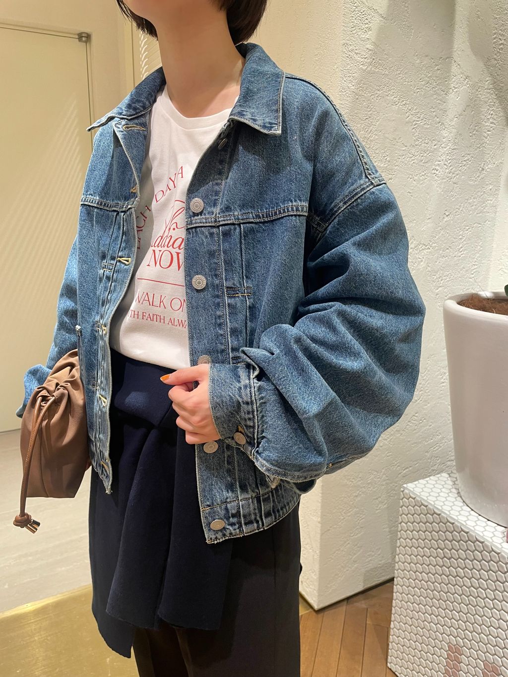 追加》Levi's/リーバイス SLOBE別注 BALLOON SLEEVE TRACKER デニム