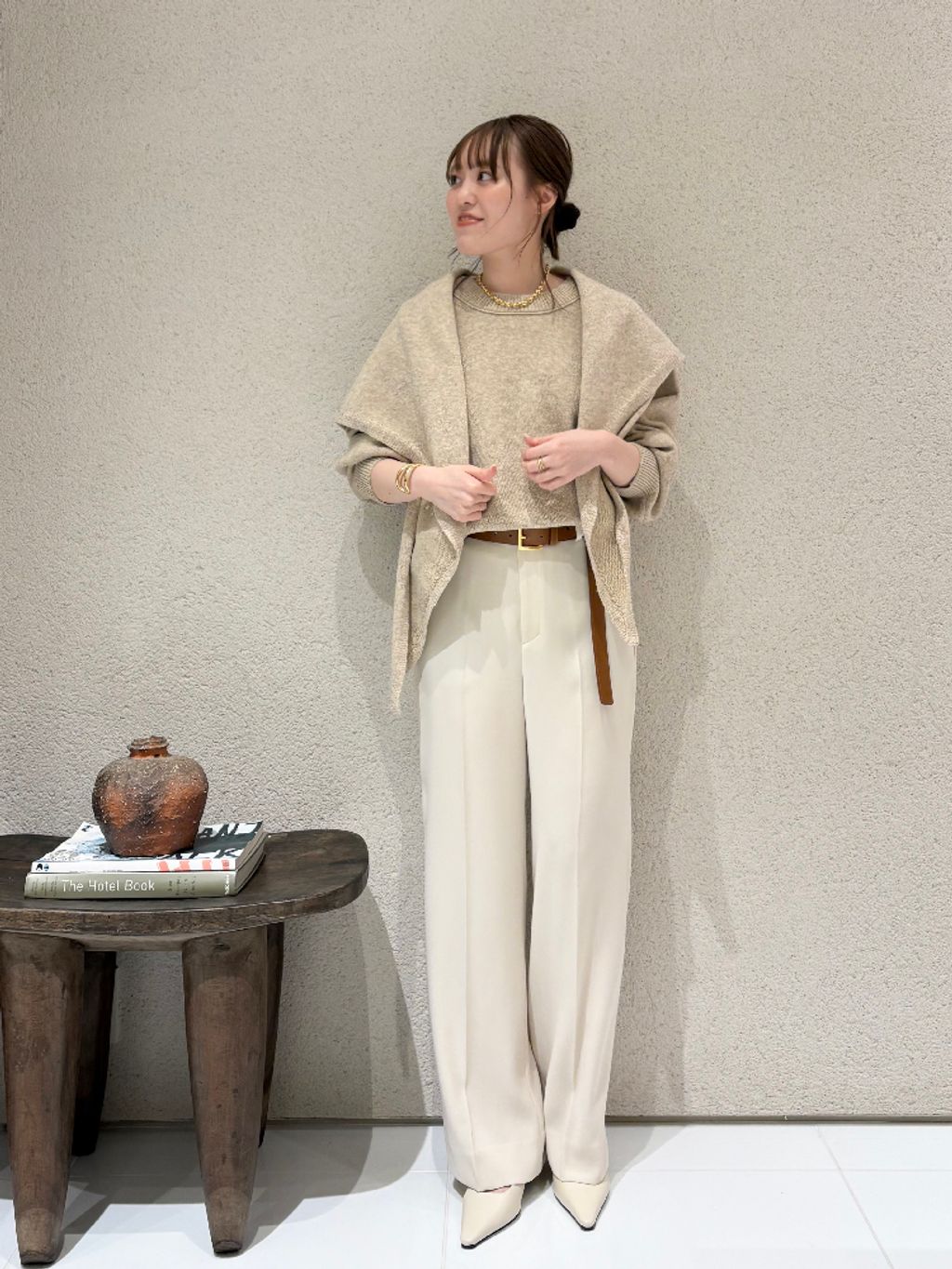 R'IAM ストールプルオーバーのコーディネートスナップ（Anri）｜Plage